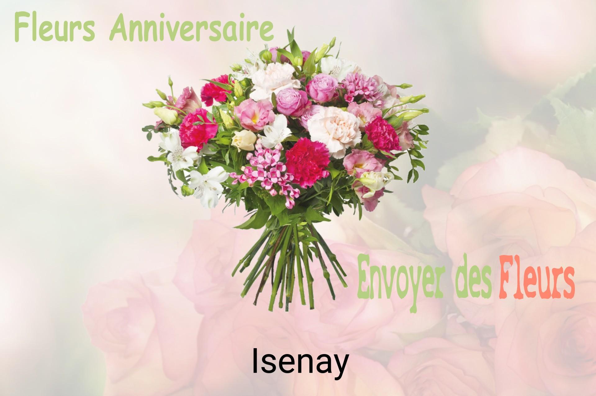 Bouquet de fleurs d’anniversaire livré à Isenay